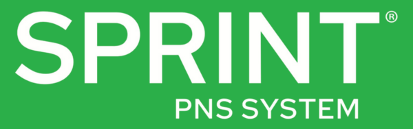 Sprint PNS System logo written on a green background