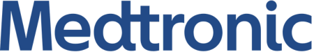 Medtronic logo written in blue